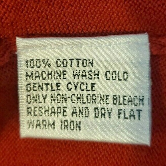 Talbots Woman Petites Lightweight Cotton Red V-Neck Sweater Vest Sz 1X - Picture 4 of 4